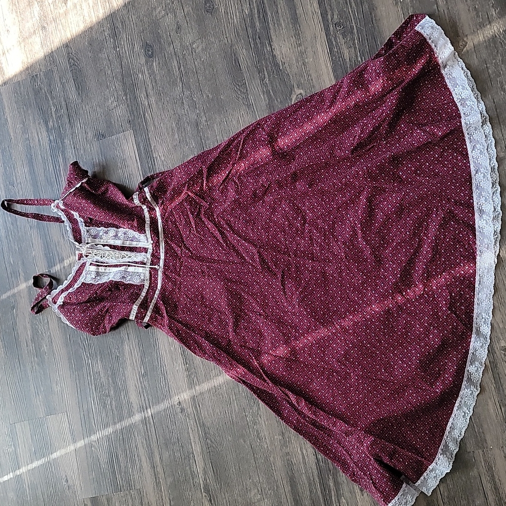 Gunne sax corset bodice midi dress